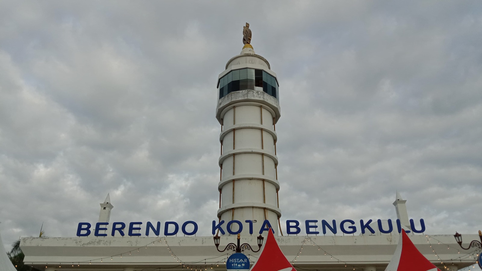Indahnya Kota Bengkulu dari Puncak Menara Masjid At-Taqwa Anggut Atas