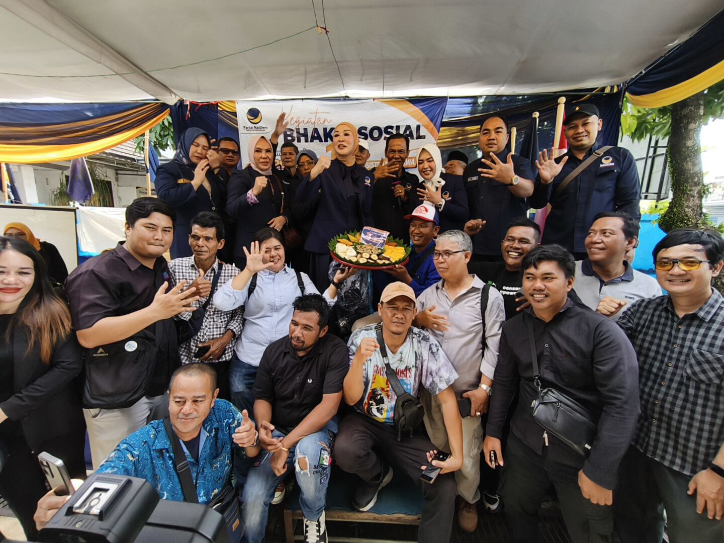 Sukses, NasDem Bengkulu Rayakan HUT ke-14 dengan Aksi Sosial dan Semangat Restorasi