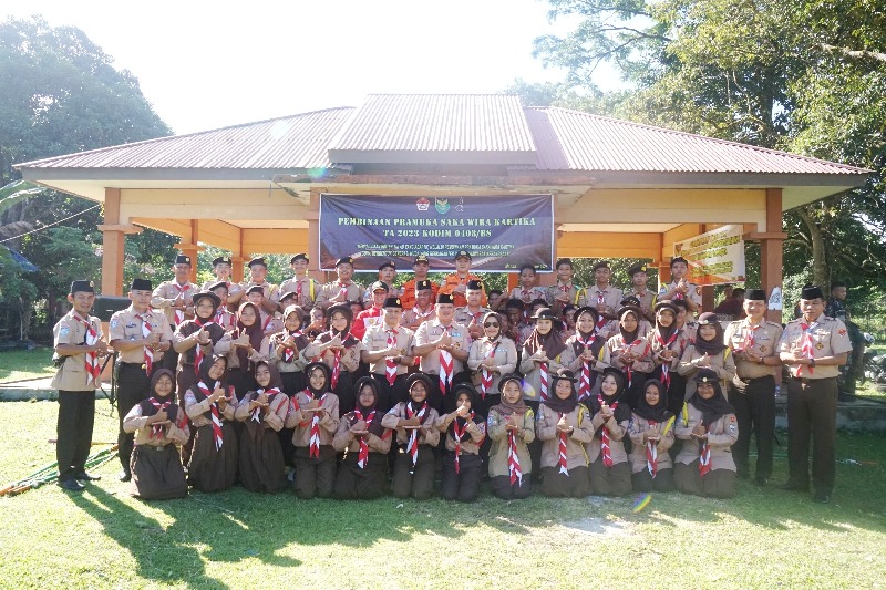 Pramuka Lakukan Ini di Bumi Perkemahan Tebat Sekuning