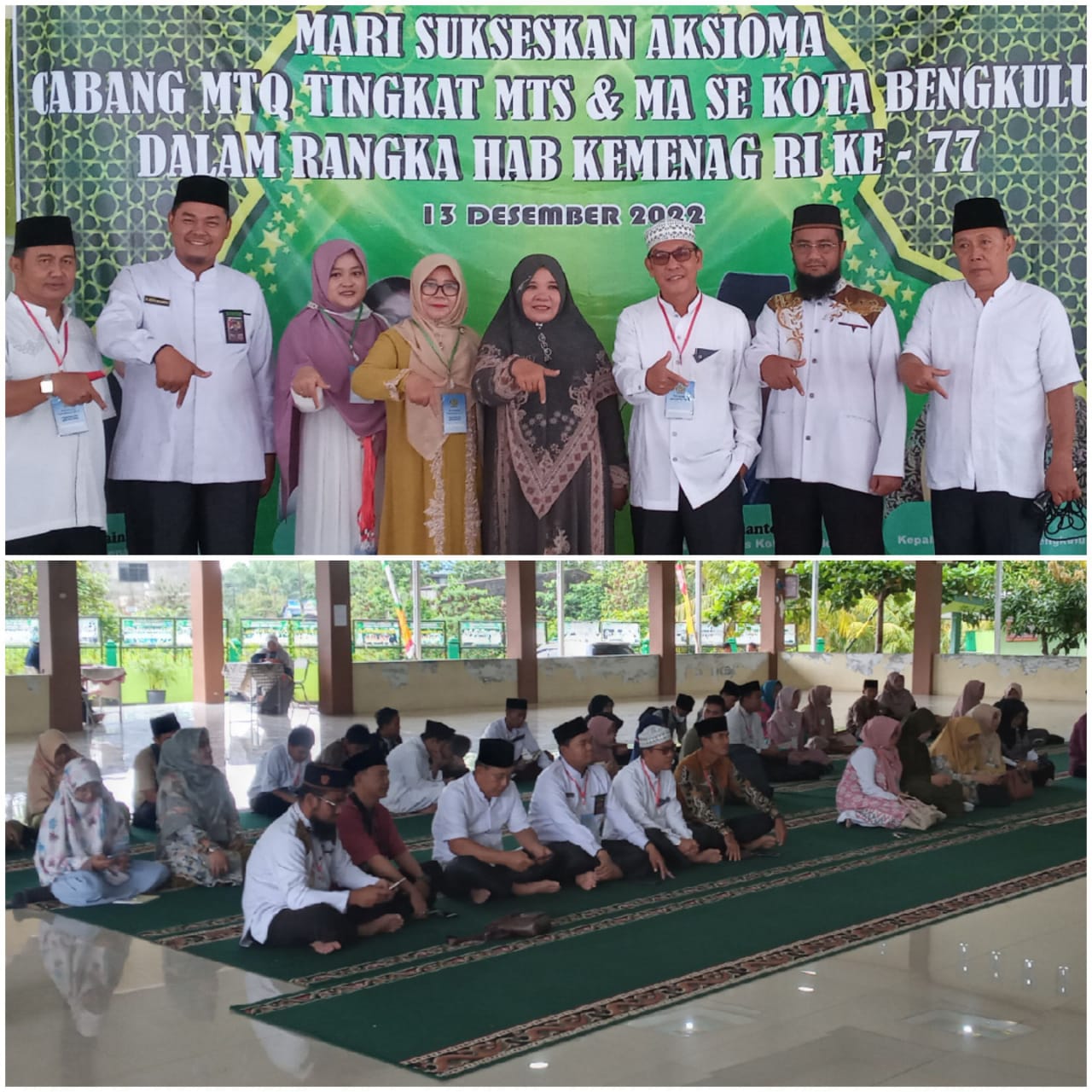 Ini Dia Pemenang Lomba MTQ Pelajar di MTsN 1 Kota Bengkulu 