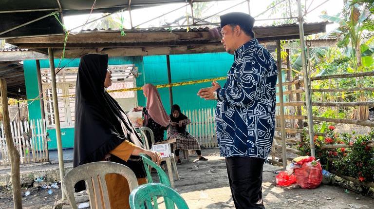 Ronny Tobing Kunjungi Rumah Korban Kebakaran, Ini Nomor Kontak PBK Kota Bengkulu