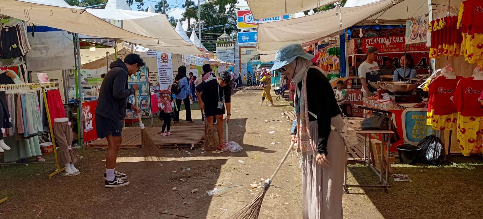 Ini Lokasi Tempat Pembuangan Sampah di Arena Festival Tabut Bengkulu, Jangan Buang Sembarangan