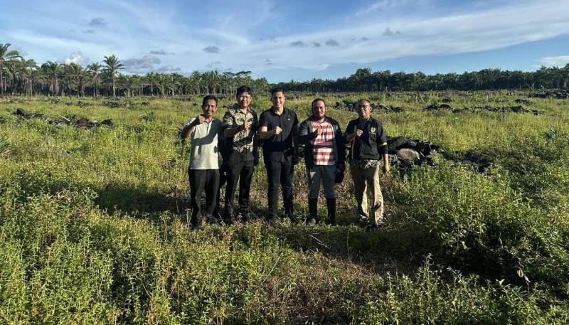 Polres Seluma Cek Lahan Tumpang Sari di Riak Siabun