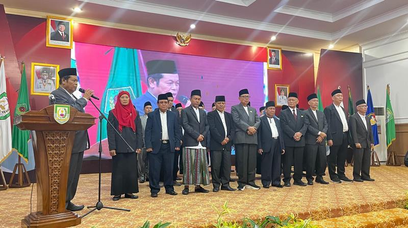Waketum Pusat Lantik MUI Provinsi Bengkulu Periode 2025–2030,  Gubernur   Dorong Makmurkan Masjid