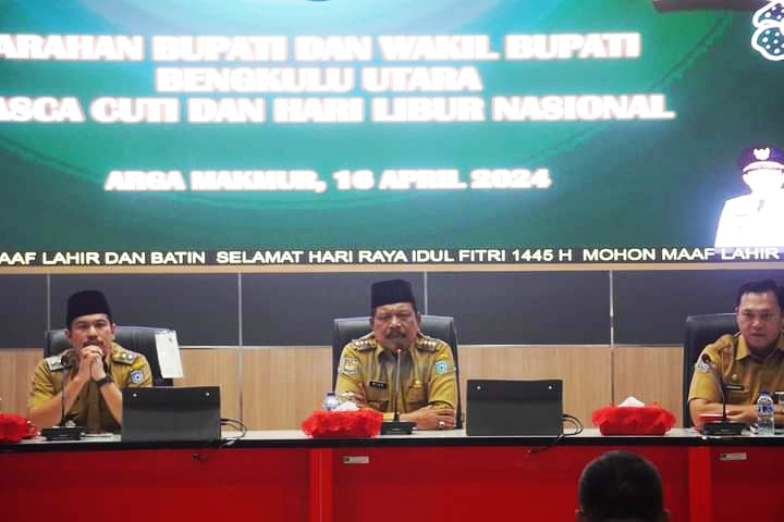 Bupati Mian  Minta Semua  OPD  Untuk Sukseskan MTQ Tingkat Provinsi yang Digelar di Bengkulu Utara