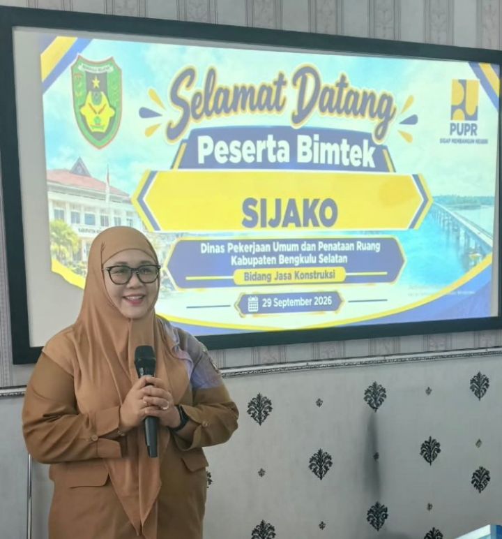 Bidang Jasa Konstruksi Dinas PUPR Bengkulu Selatan  Luncurkan SI-Jako