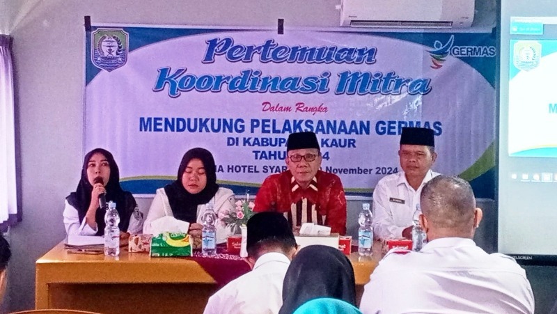 Sukseskan  GERMAS,  Dinas Kesehatan Kabupaten Kaur Gelar Pertemuan  dengan Mitra Kesehatan