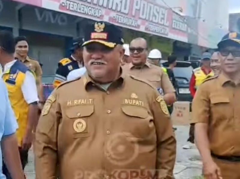 Ternyata Sudah Ada Kemajuan, Bupati BS Tinjau Pembangunan Jembatan Sekunyit Kecil