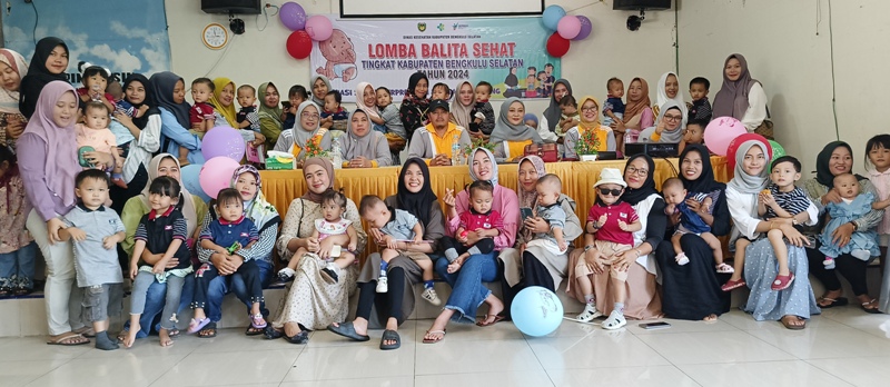 Program Nasional, Dinas Kesehatan Bengkulu Selatan Gelar  Lomba Balita Sehat