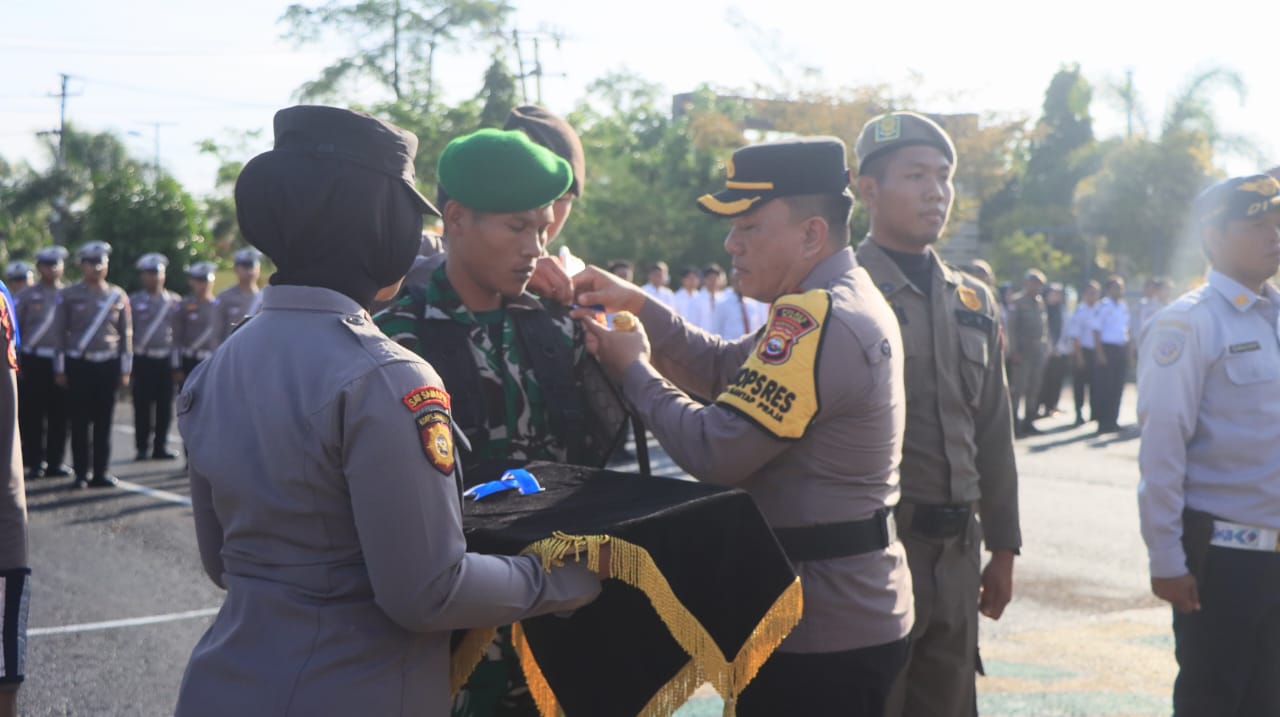 Polres Kaur Apel Pasukan Ops Keselamatan Nala menjelang Idul Fitri 1446 H tahun 2025