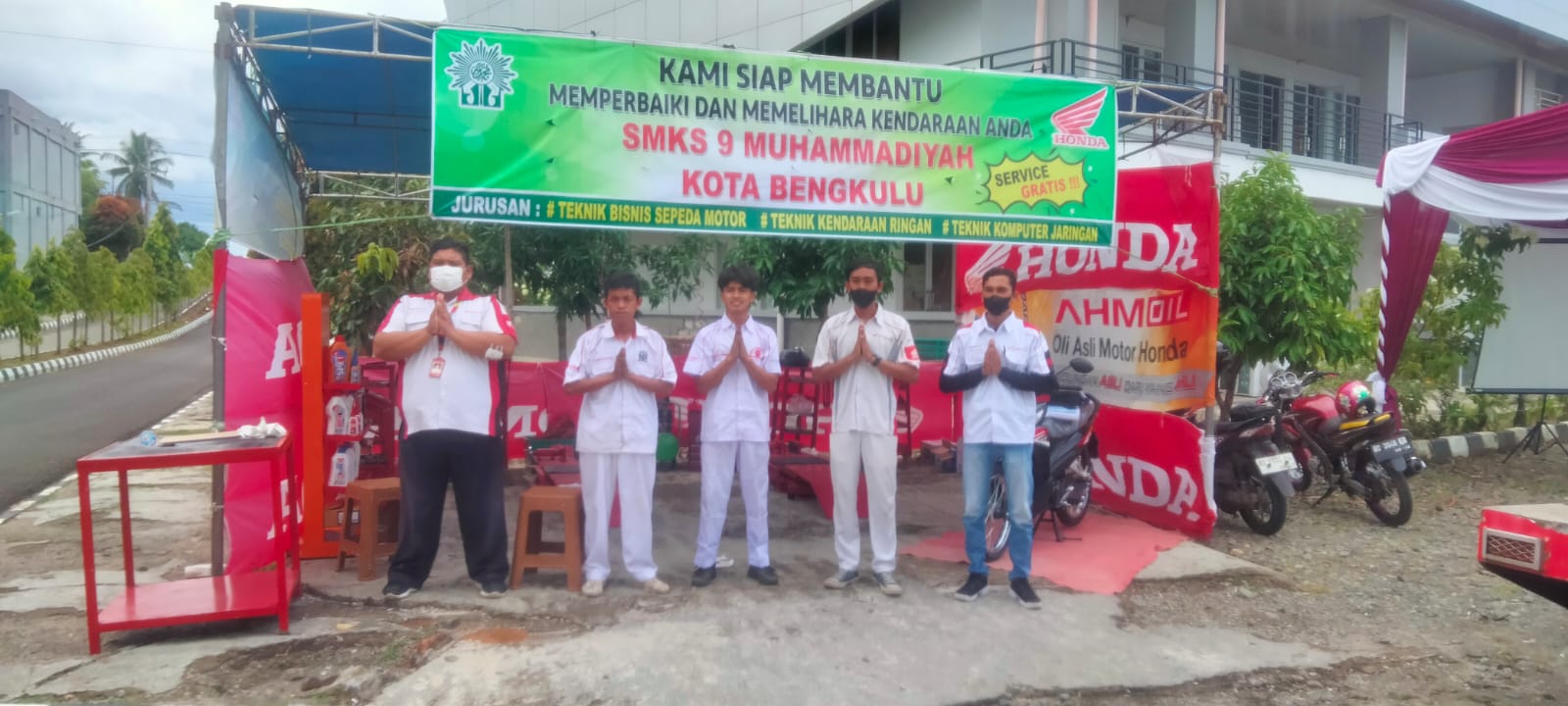 SMK-S 9 Muhammadiyah Kota Bengkulu Buka Pojok Bengkel