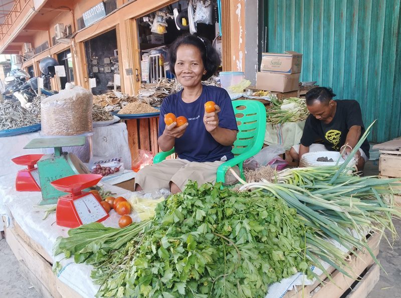 Inilah Harga Sayuran  di Pasar Panorama Bengkulu