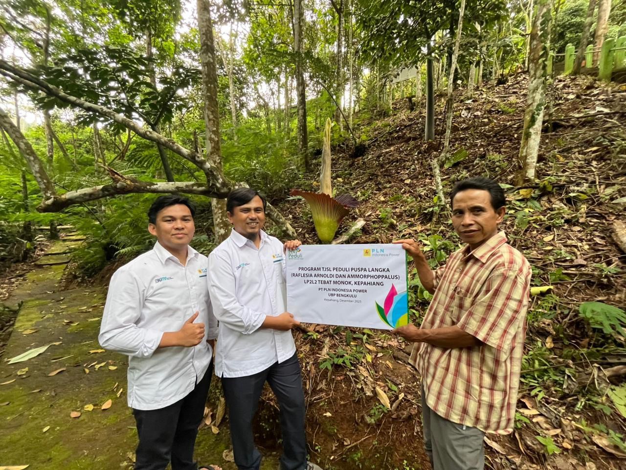 Program TJSL PLN Indonesia Power PLTA Musi Dukung Penguatan Taman Konservasi Puspa Langka