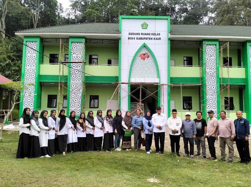 Siap Ditempati, Gedung Bantuan SBSN di Madrasah Ibtidaiyah Negeri (MIN) 2 Sukamenanti  Selesai Dibangun