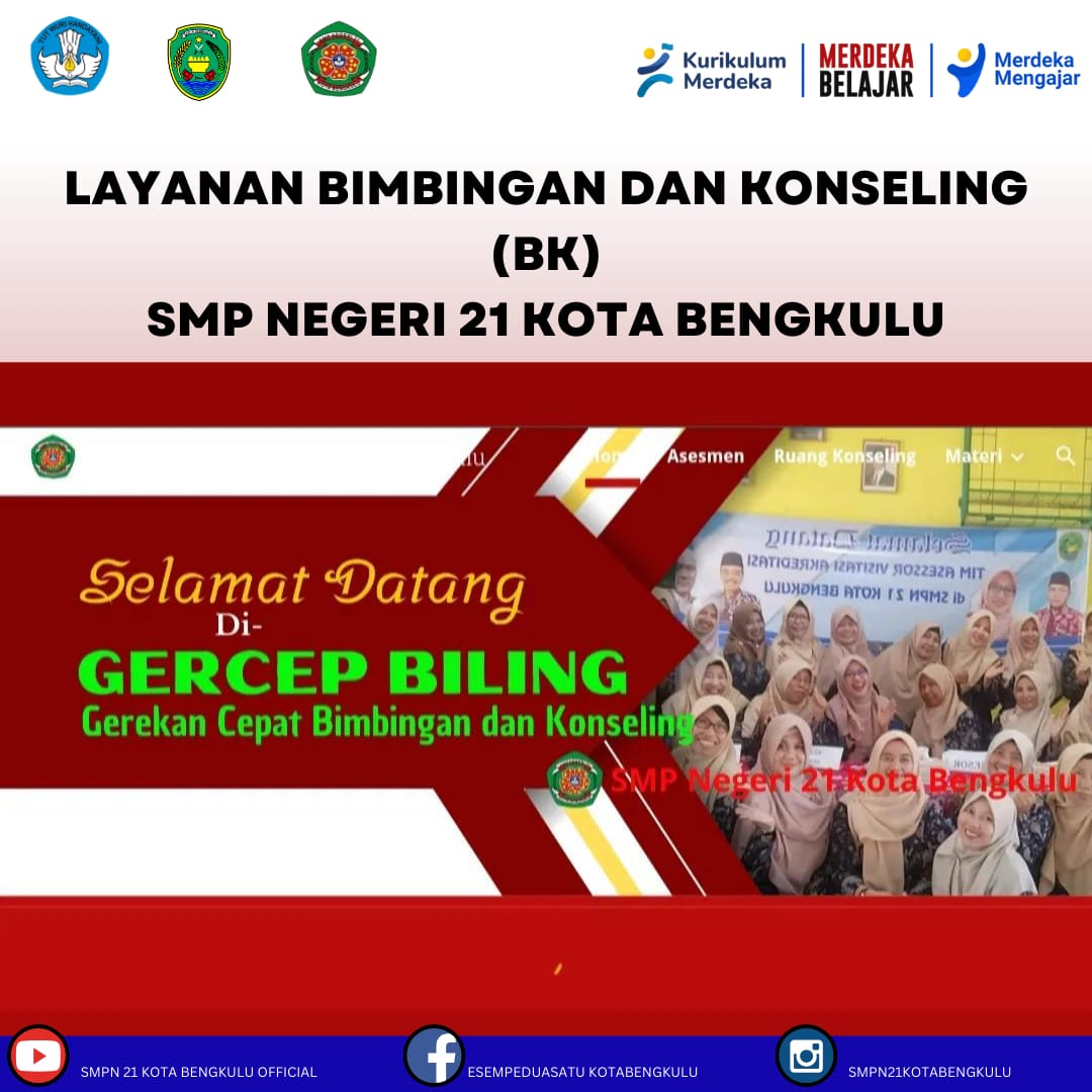 SMP NEGERI 21 Kota Bengkulu Meluncurkan Inovasi Baru (GERCEP BILING)
