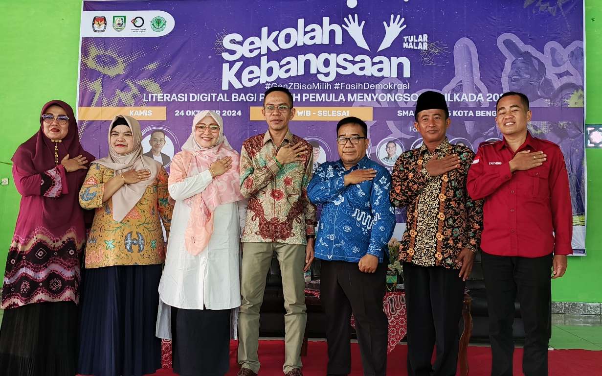 Japelidi dan KPU Gelar Literasi Digital Bagi Pemilih Pemula di Pilkada 2024 Provinsi Bengkulu