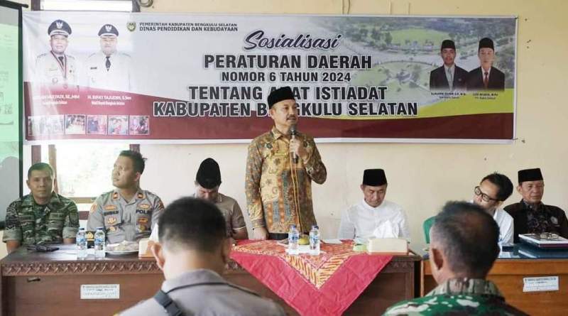 Perda Tentang Adat Istiadat Bengkulu Selatan Disosialisasikan, Ini Tujuannya