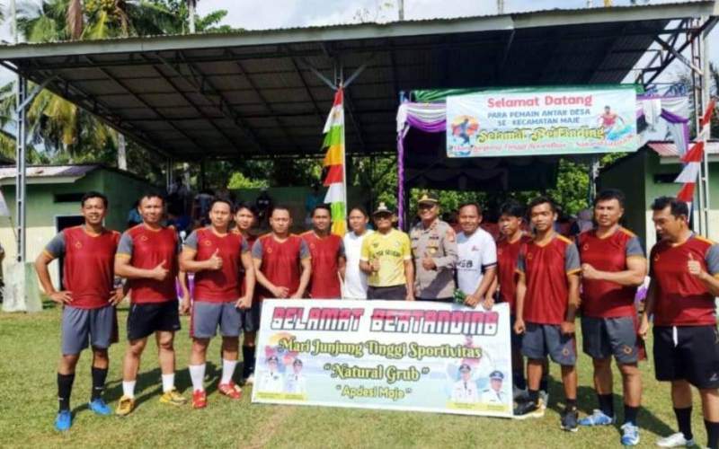 Kecamatan Maje Gelar Turnamen Sepak Bola Antar Desa