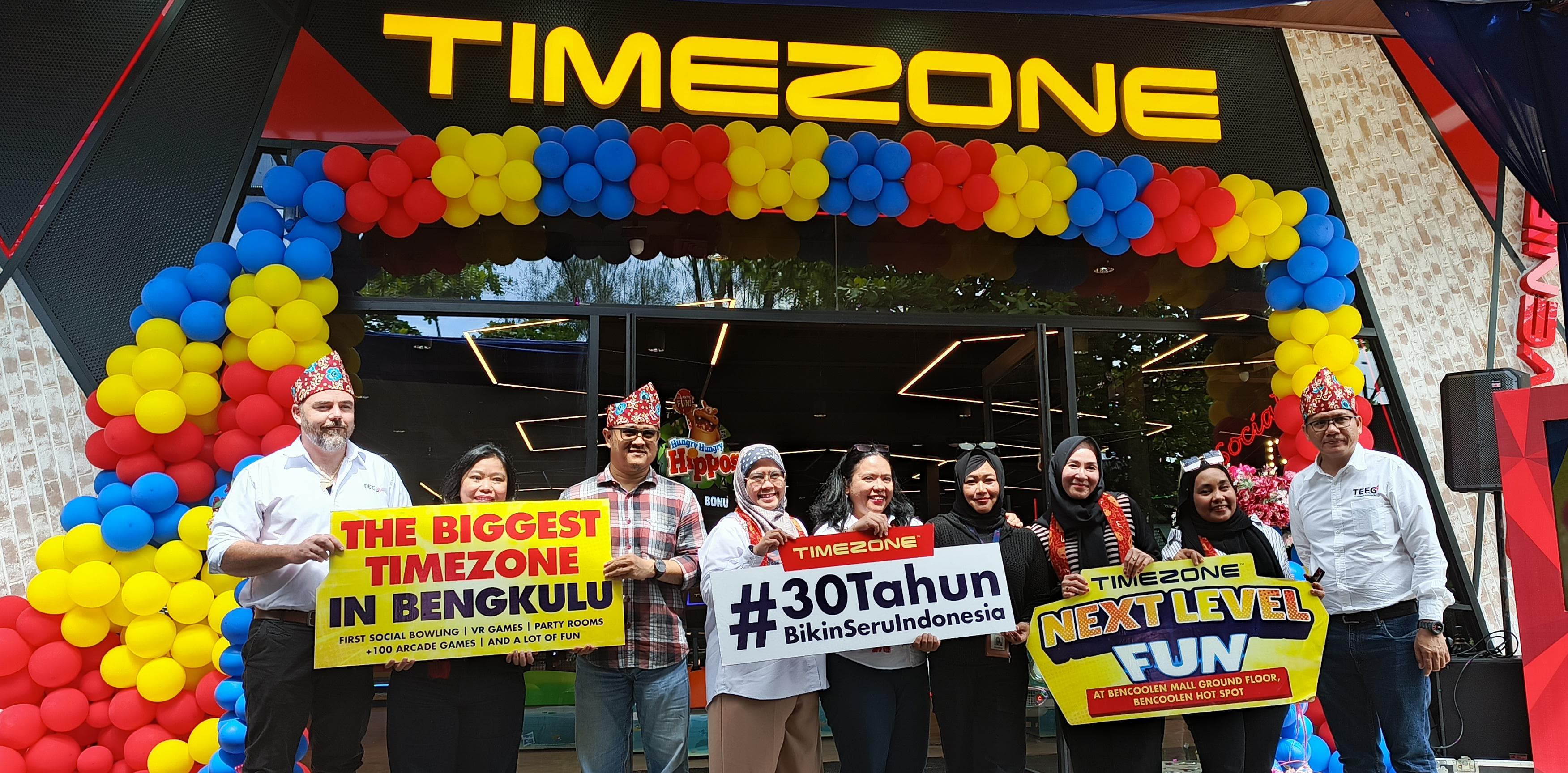 Timezone Resmi Dibuka di Bencoolen Mall, Hadirkan Hiburan Keluarga Terbesar di Sumatera