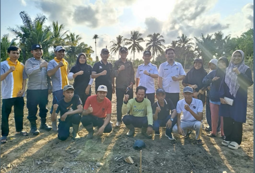 Wakil Bupati Pantau Program Ketahanan Pangan di Desa Tanjung Baru untuk Memberikan Semangat