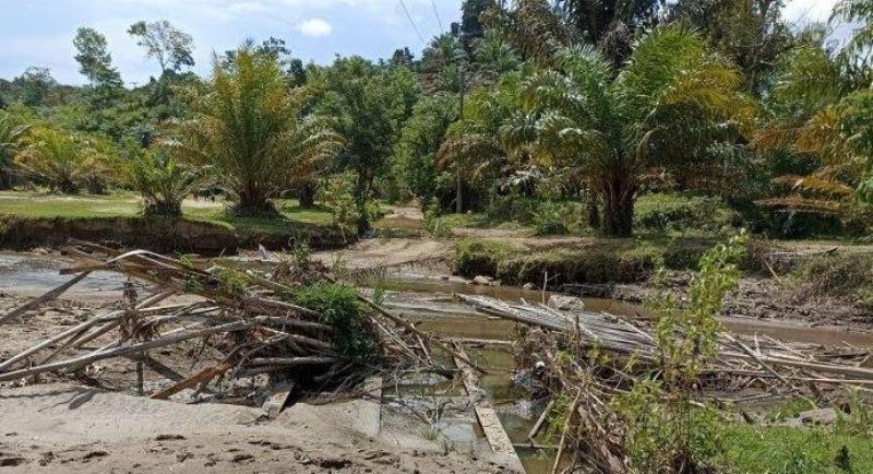  Perbaikan Jembatan  Rusak Akibat Banjir Bandang di Bengkulu Tengah Akan Gunakan Dana Inpres