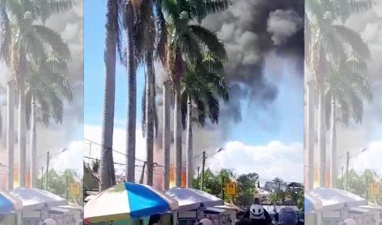 Gudang Balai Pelatihan Dinkes Provinsi Bengkulu Terbakar