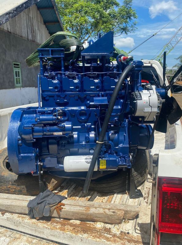 Mesin Weichai Diesel Resmi Disandingkan pada Unit Backhoe Loader di Bengkulu