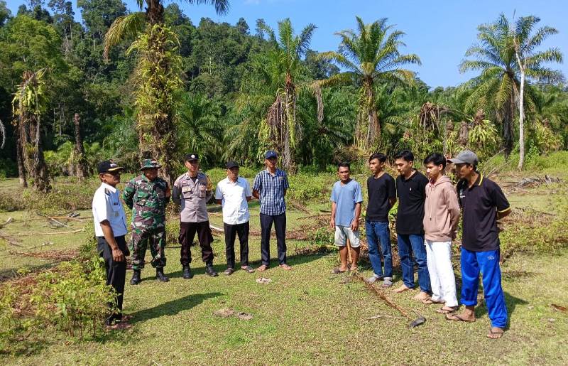 Dihadiri Camat, Pemerintahan Desa Tanjung Ganti Lakukan Titik Nol Ketahanan Pangan 