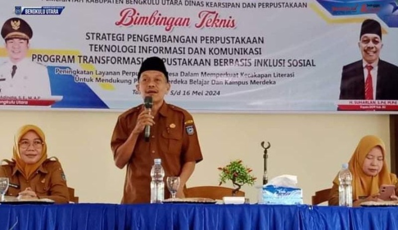 Dinas Perpustakaan dan Kearsipan Bengkulu Utara Gelar Bimtek SPP-TIK