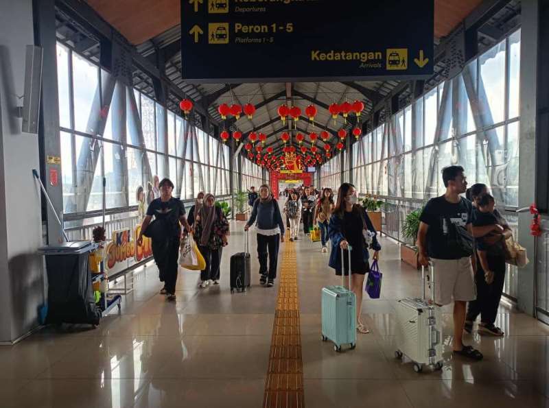 Libur Imlek, PT KAI Layani Hampir 7 Ribu Penumpang  di Stasiun Malang