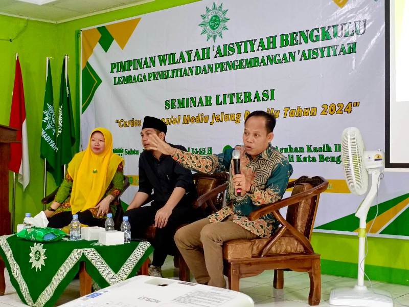 Diikuti 100 Orang Perempuan,  LPPA Pimpinan Wilayah  'Aisyiyah   Bengkulu Gelar Seminar Literasi