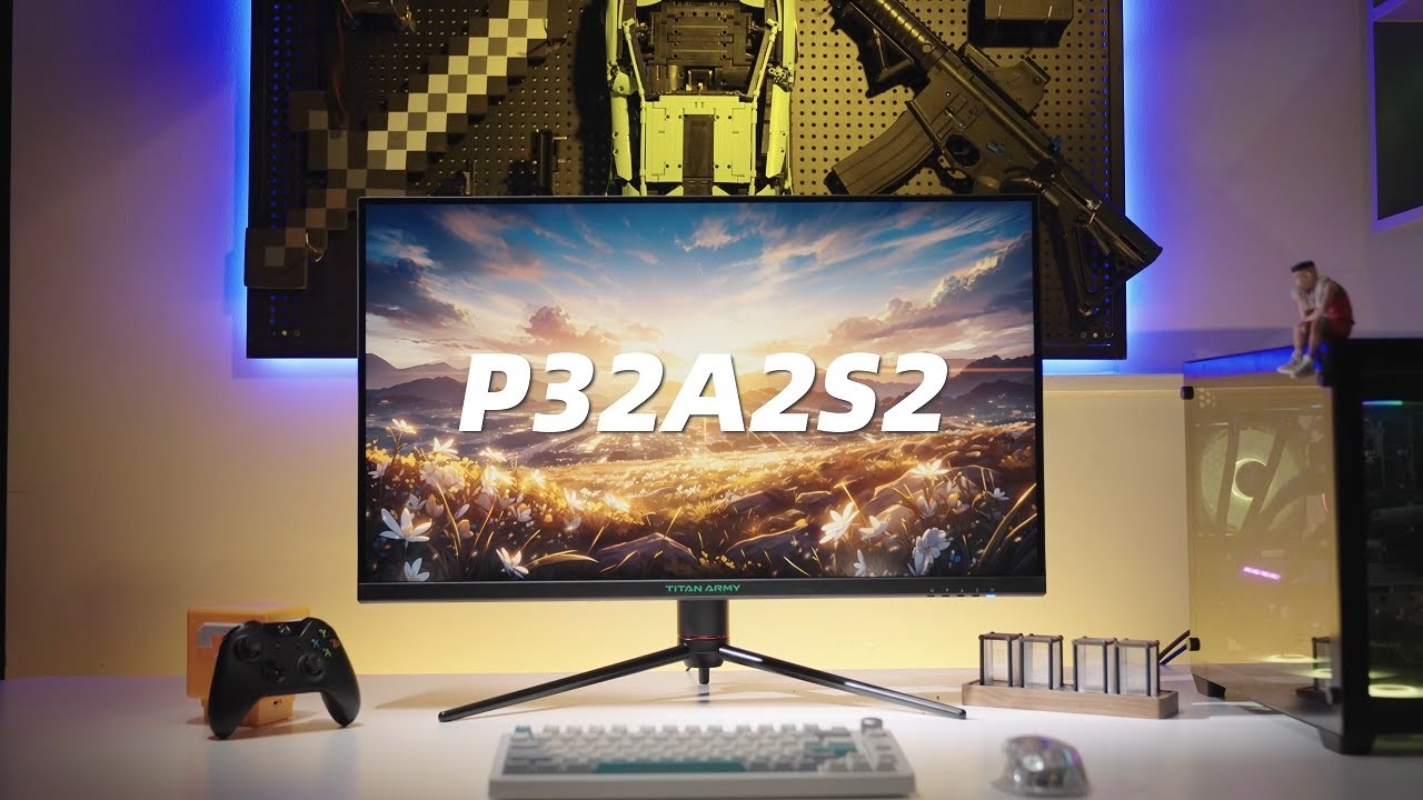 Titan Army P32A2S2: Monitor Gaming Dengan Resolusi 2K 31,5″ dan Kecepatan Refresh Boleh Diadu