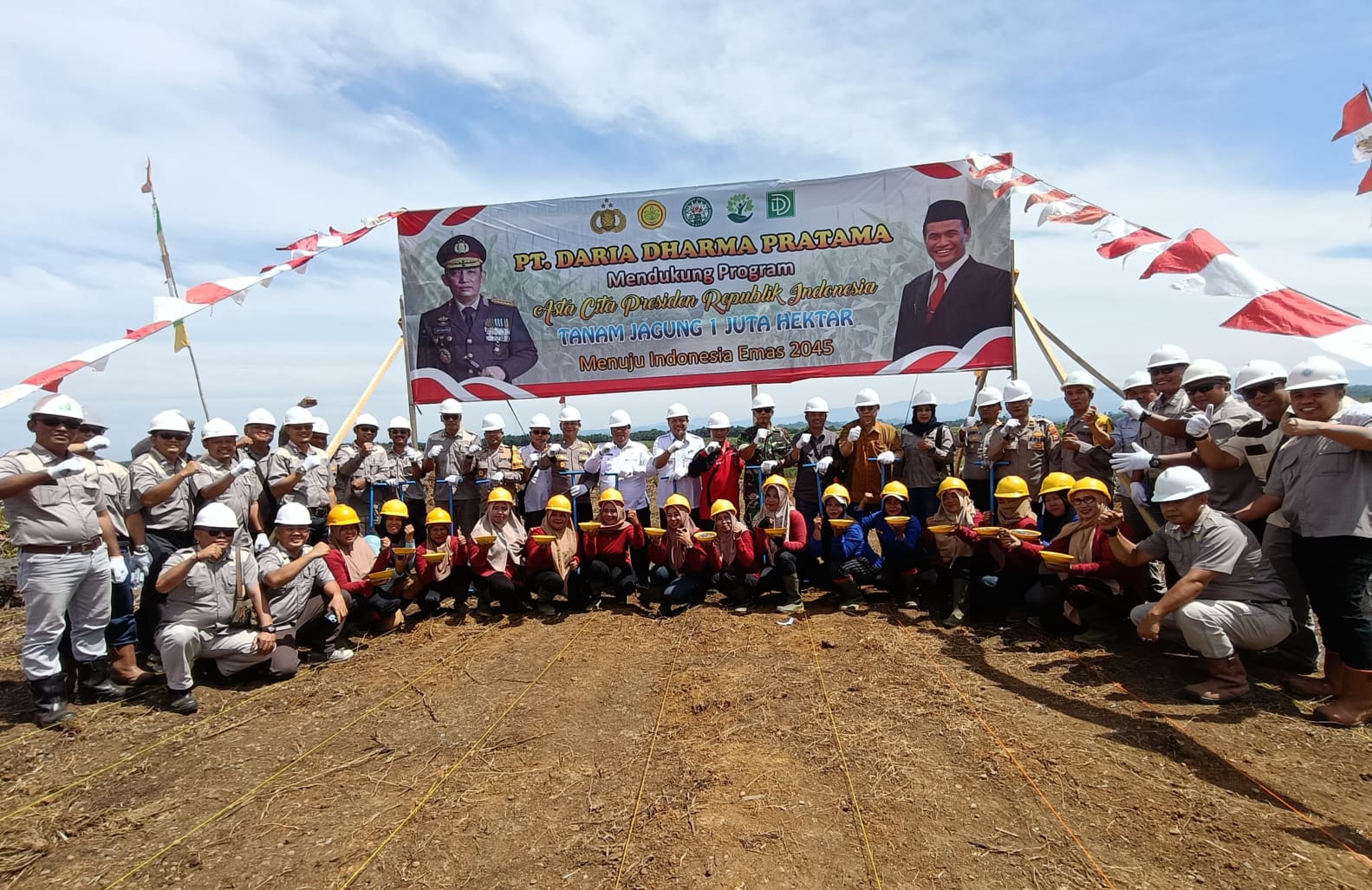 PT. DDP Mukomuko Komitmen Mendukung Asta Cita Presiden Prabowo, 8 Hektar Ditanami Jagung