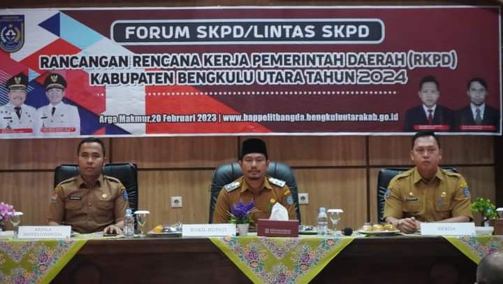  Pemkab Bengkulu Utara Gelar Forum SKPD Dalam Rangka Penyusunan RKPD Tahun 2024