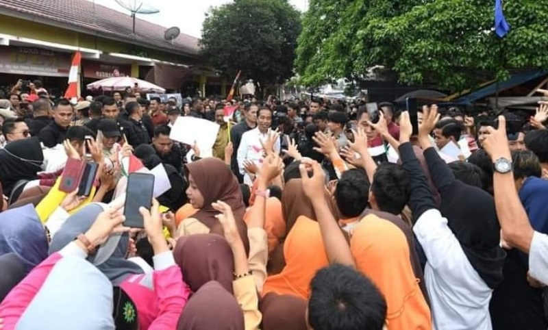  Presiden RI Disambut Meriah di Bengkulu Utara