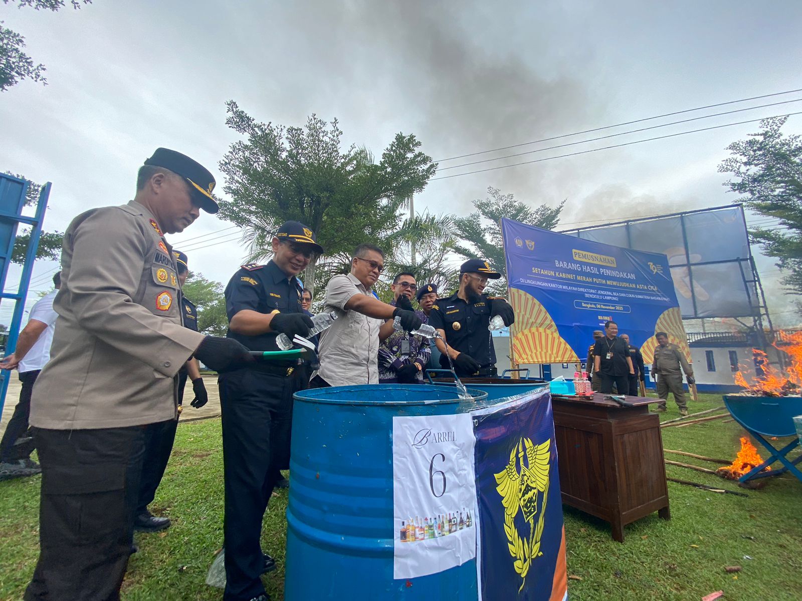 Jutaan Batang Rokok Ilegal Dimusnahkan, Ada Oris Hingga Luffman