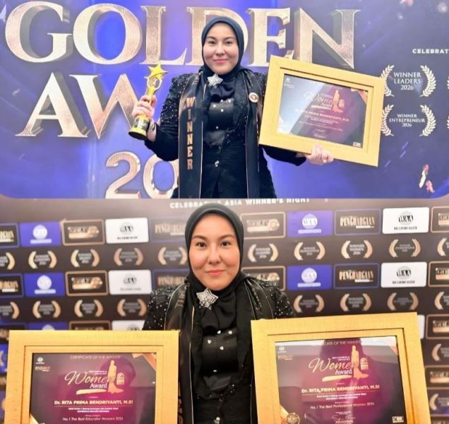 Wakil Rektor II Universitas Dehasen Bengkulu Raih Dua Penghargaan Internasional