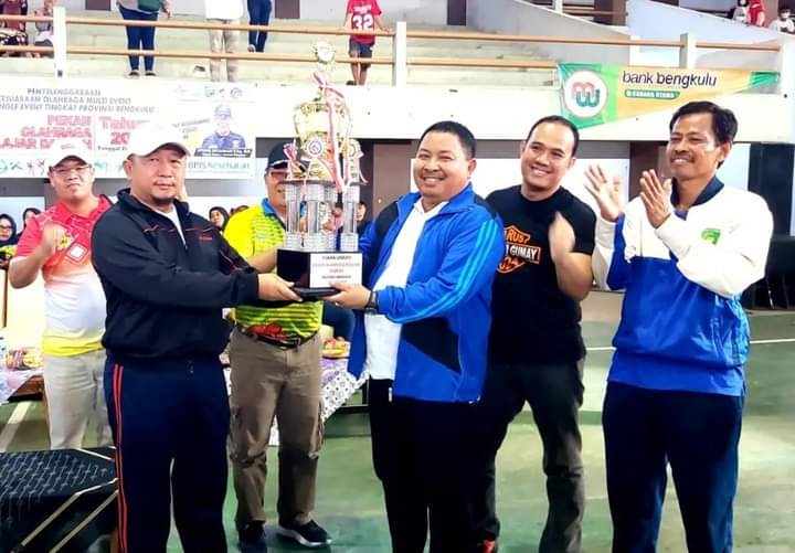 Kontingen Kota Bengkulu Juara Umum Popda 2022