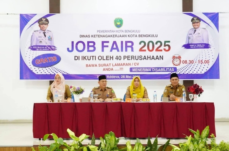 Terima Kasih, 40 Perusahaan Didatangkan di Job Fair Pemkot Bengkulu
