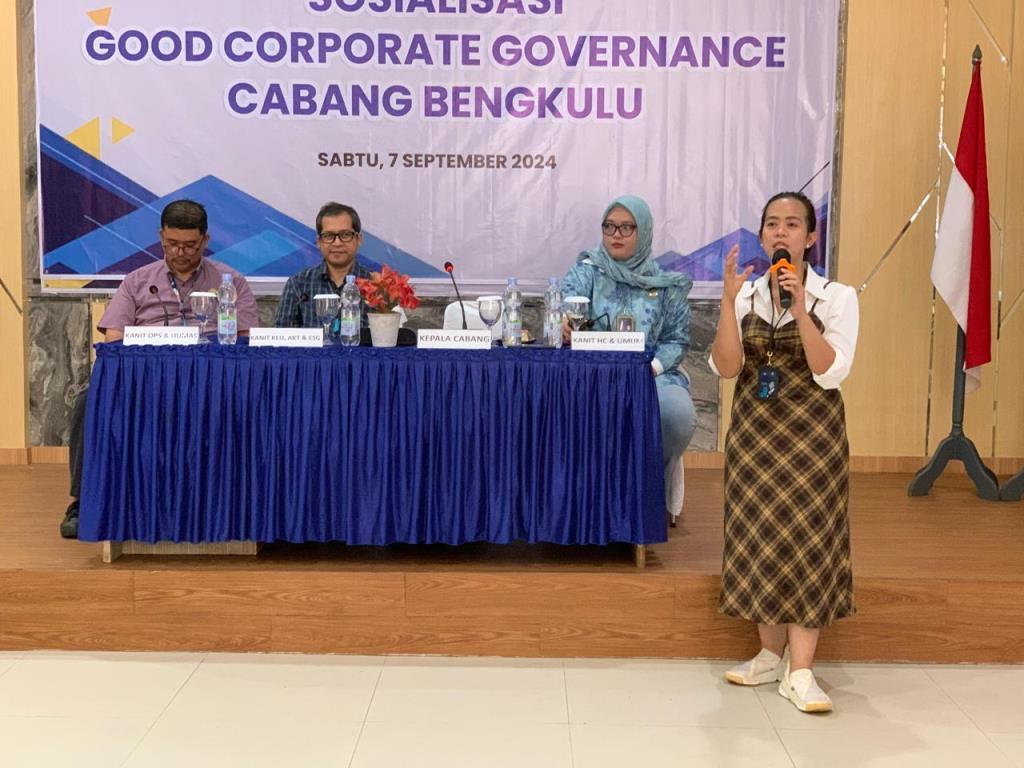 Kelola Perusahaan yang Baik, Jasa Raharja Bengkulu berikan Pemahaman mengenai Good Corcorate Governance