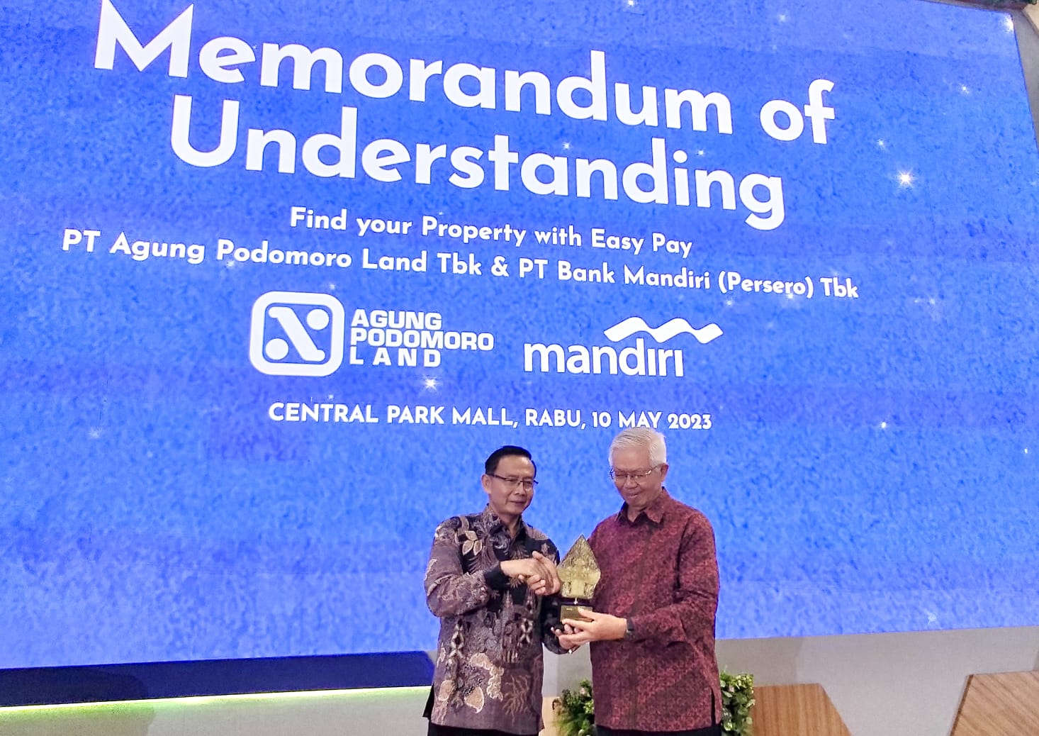 Dorong Bisnis KPR, Bank Mandiri Kolaborasi dengan Agung Podomoro Land Gelar Find Your Property with Easy Pay