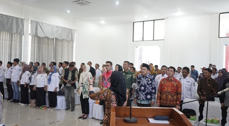 Kodim 0407 Kota BengkuluTatap Muka dengan Aparat Pemda Bengkulu Tengah