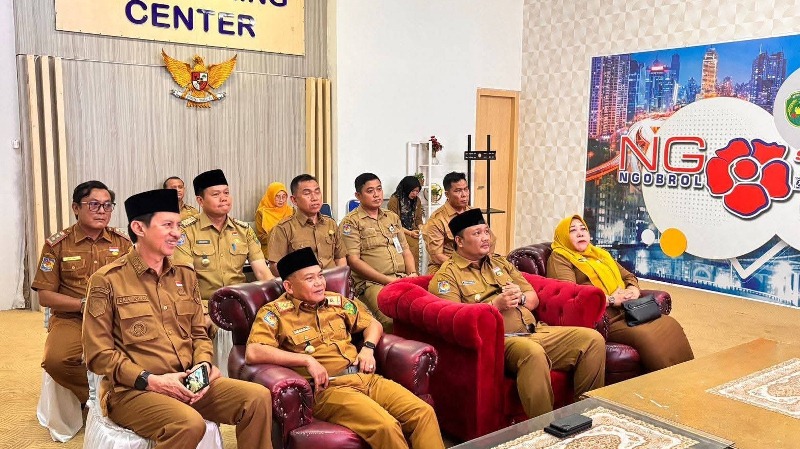 Wakil Walikota Bengkulu  dan Jajaran Ikuti Rakor TPID