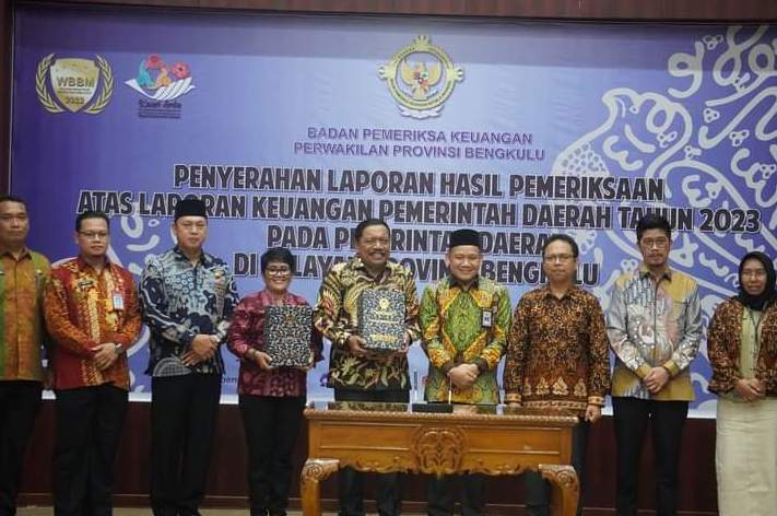 Tertinggi se-Provinsi Bengkulu, Bengkulu Utara Kembali Raih Opini Wajar Tanpa Pengecualian