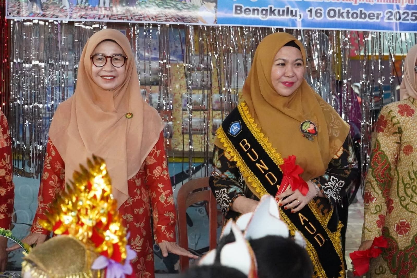 Bunda PAUD Kota Bengkulu Hadiri Pentas Seni TK Pertiwi I 