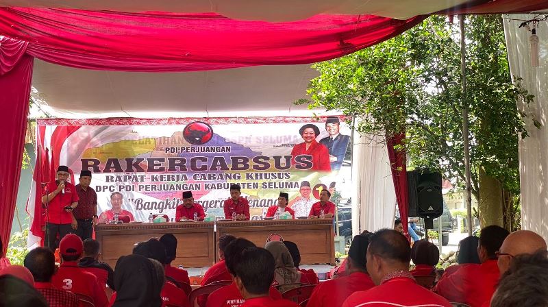 Rapat Kerja  Cabang Khusus,  Teddy Rahman Resmi Jadi Kader Moncong Putih