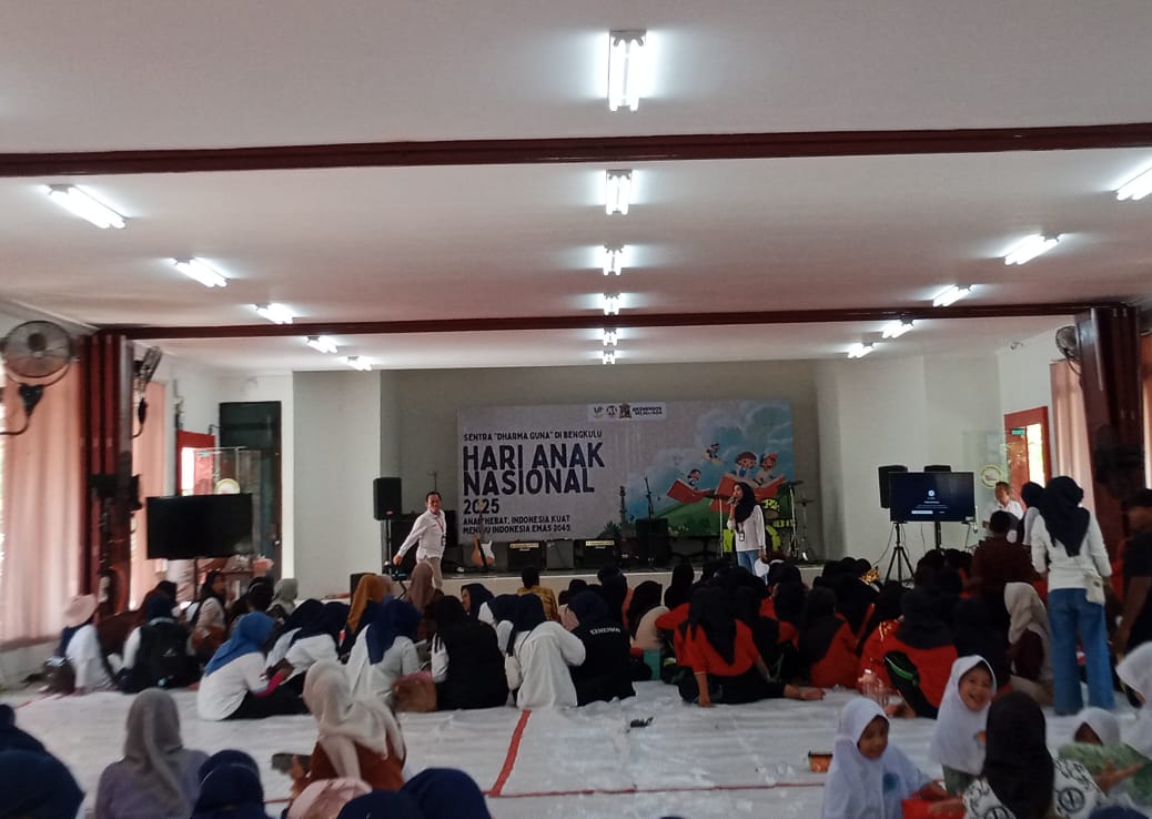  Semarak, Hari Anak Nasional di Sentra Dharma Guna Bengkulu