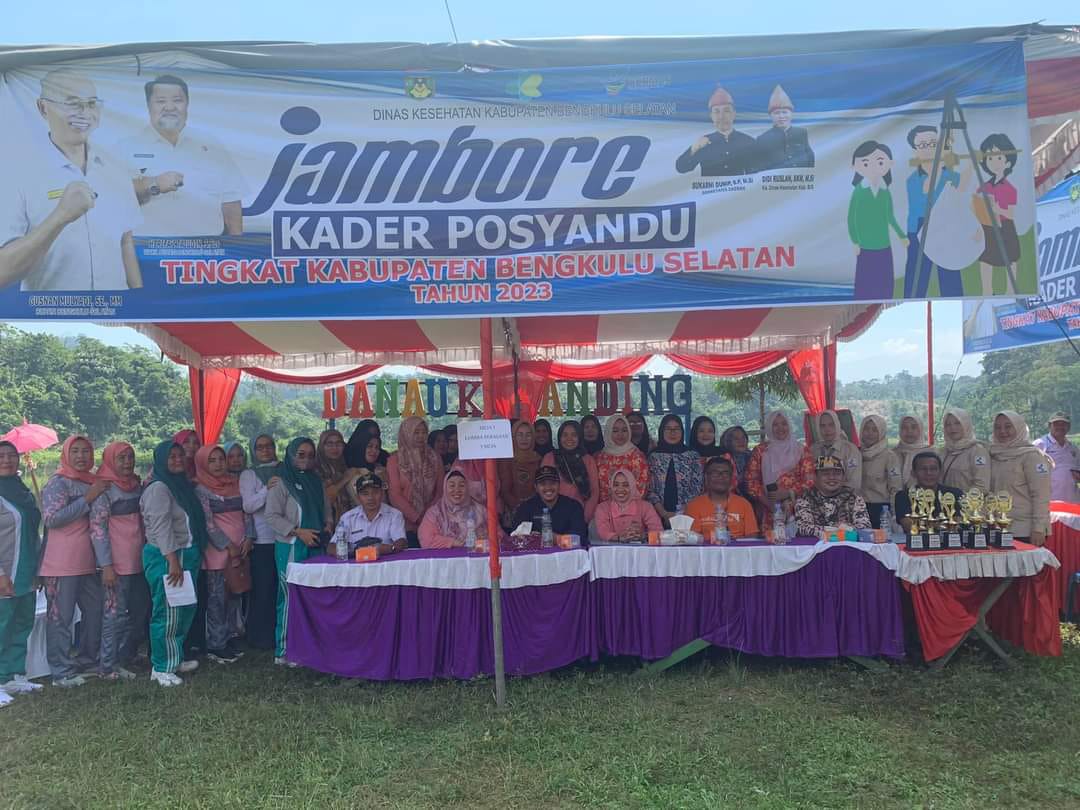 Jambore Kader Posyandu Dinas Kesehatan Bengkulu Selatan Digelar di Danau Kuranding