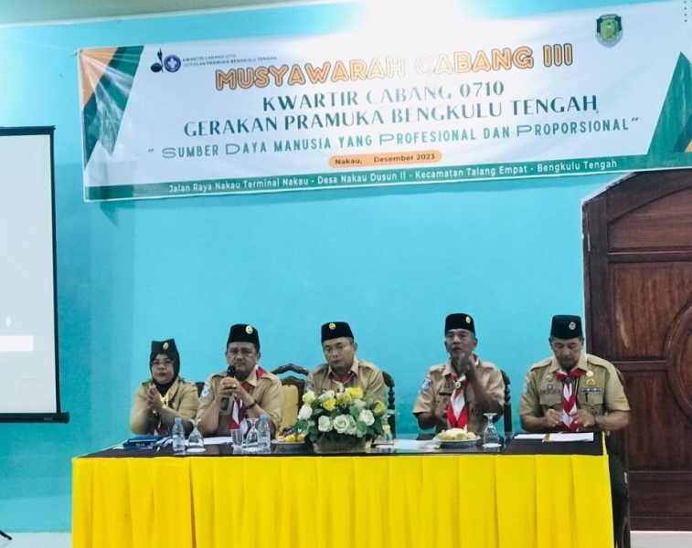 Sekda Rachmat Riyanto Terpilih jadi Ketua Kwarcab Pramuka Benteng, Siap Laksanakan Amanah