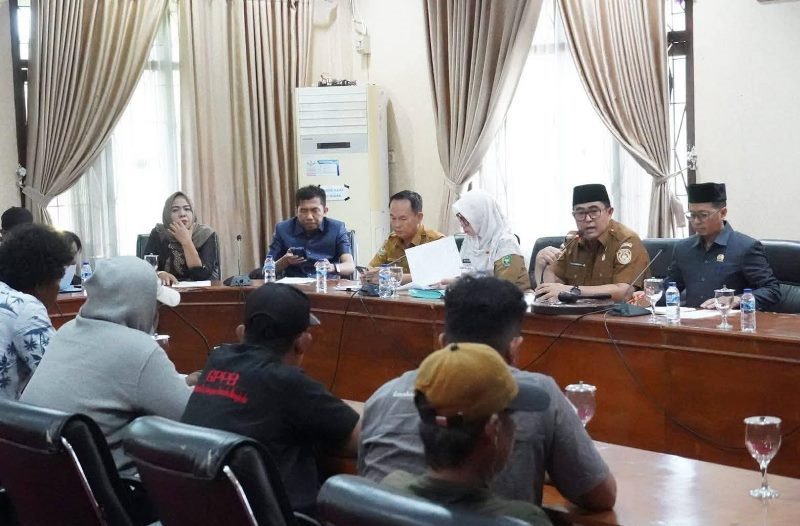 Duduk Bareng, Pemkot Bengkulu dan Juru Parkir Bahas Penataan Zona 6 Pasar Panorama